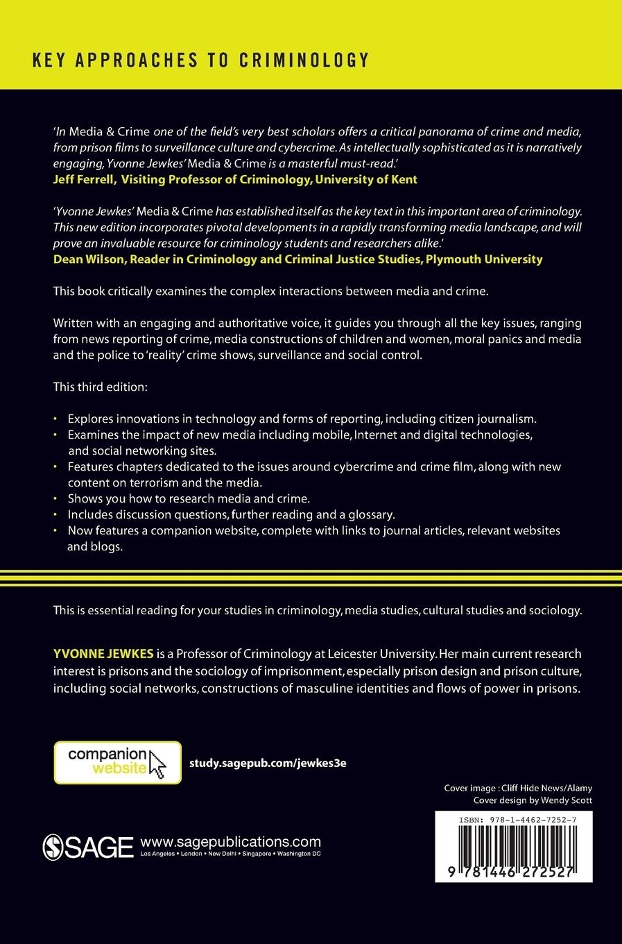 Rückseitencover Media and Crime
