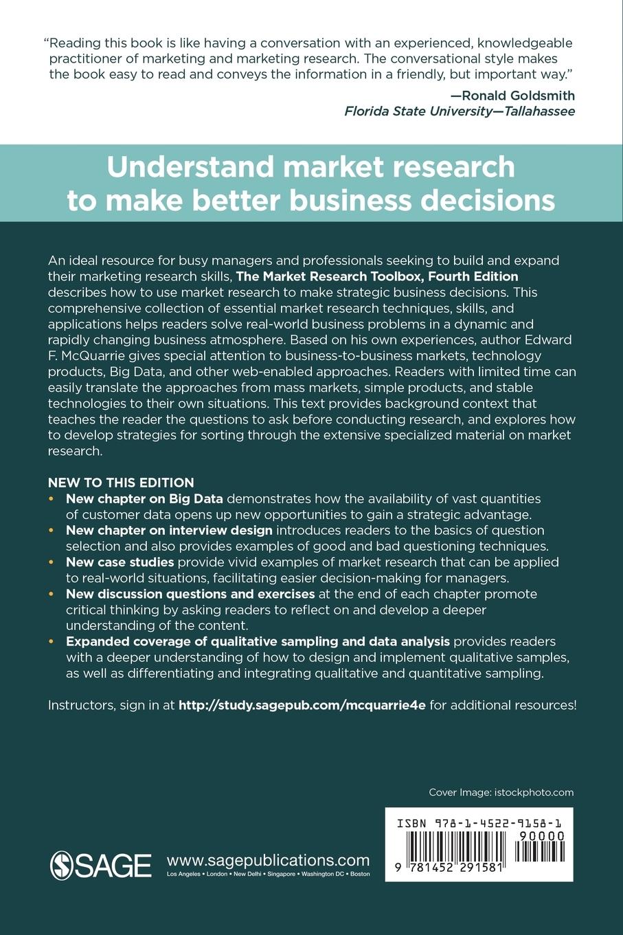 Rückseitencover The Market Research Toolbox