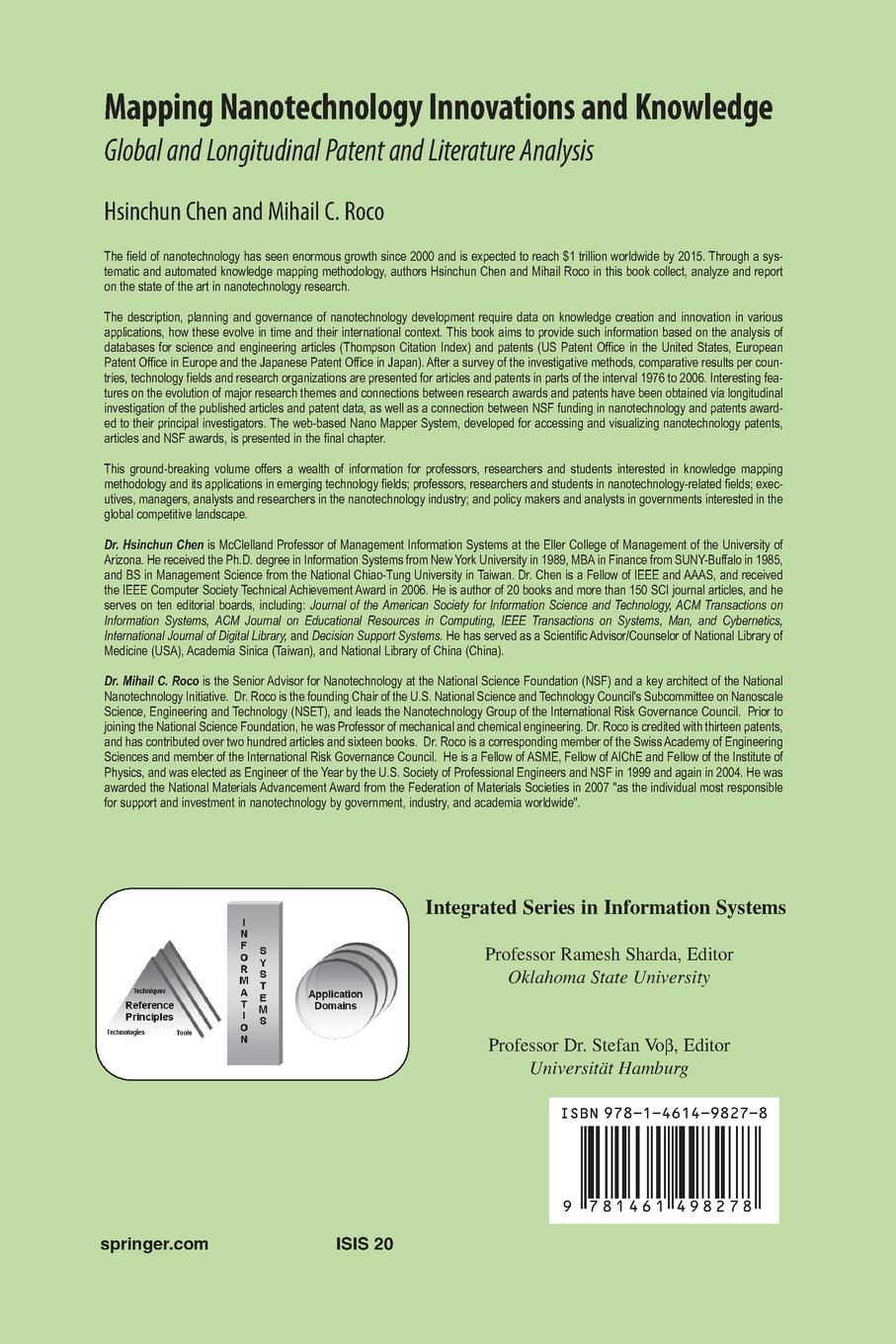 Rückseitencover Mapping Nanotechnology Innovations and Knowledge