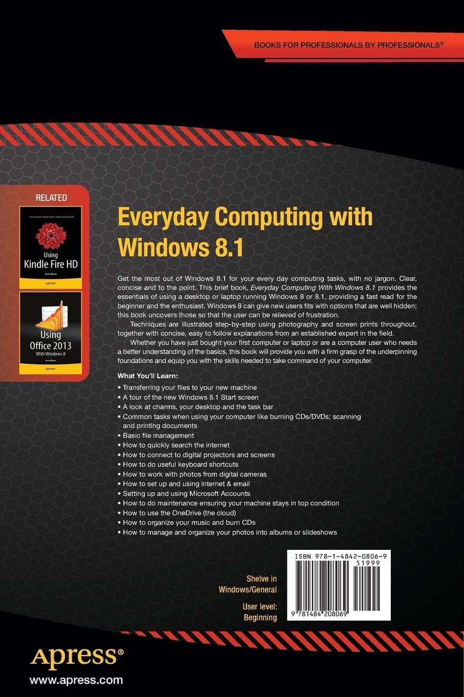 Rückseitencover Everyday Computing with Windows 8.1
