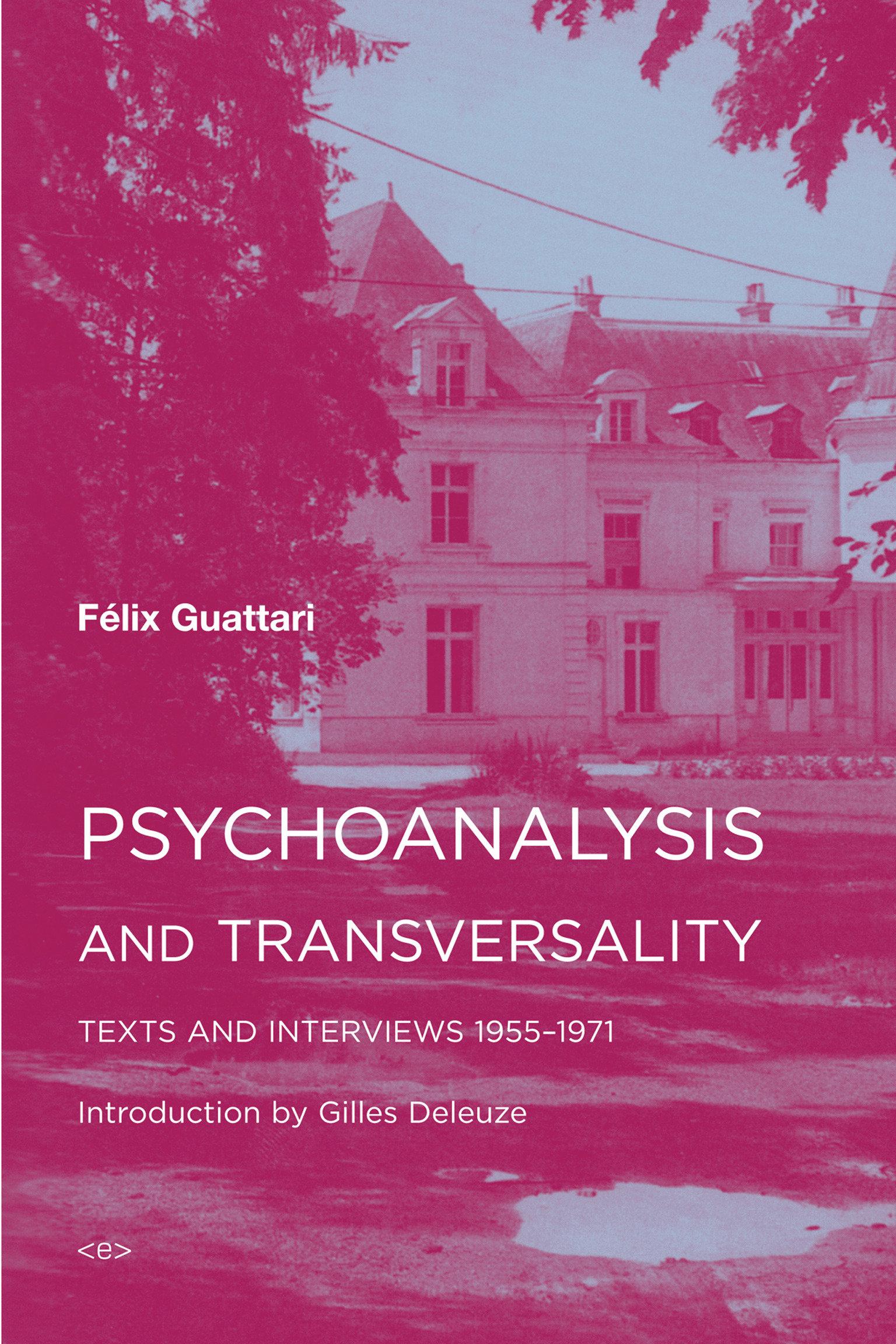 Vorderes Coverbild Psychoanalysis and Transversality