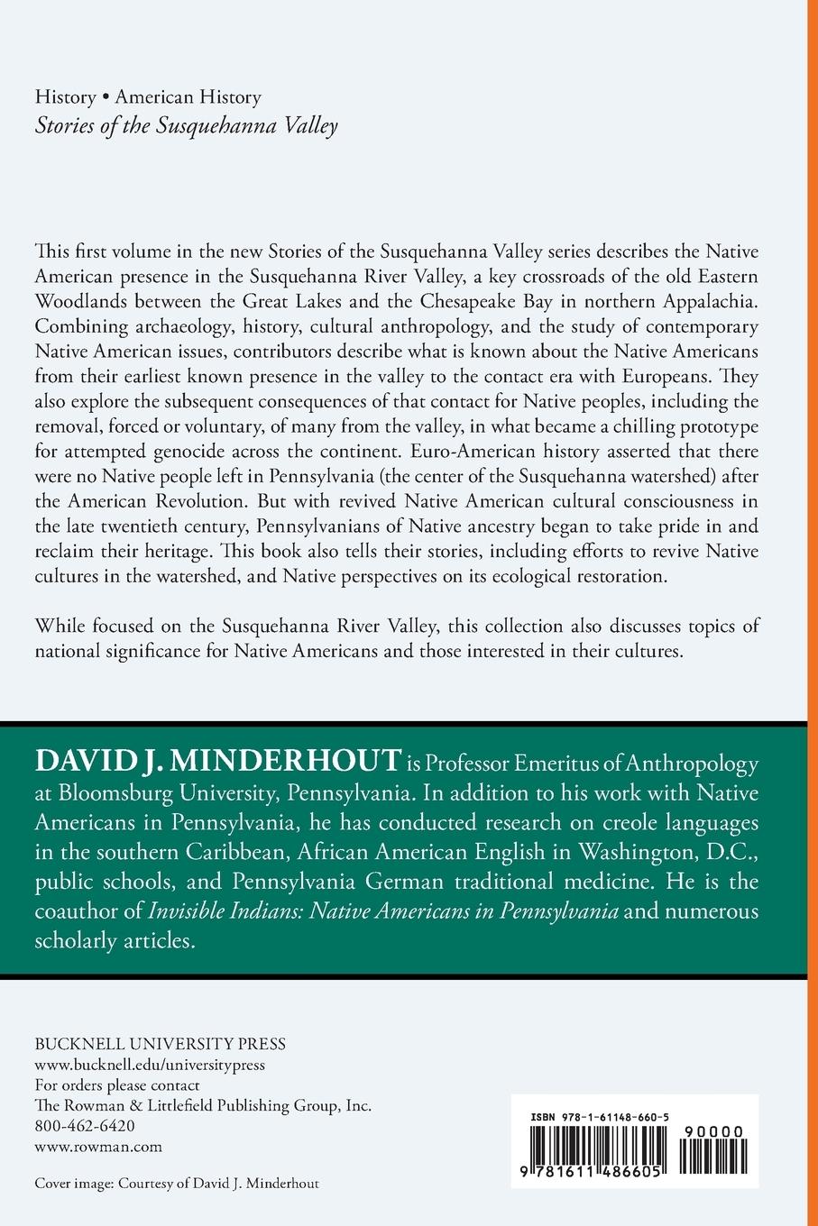 Rückseitencover Native Americans in the Susquehanna River Valley, Past and Present