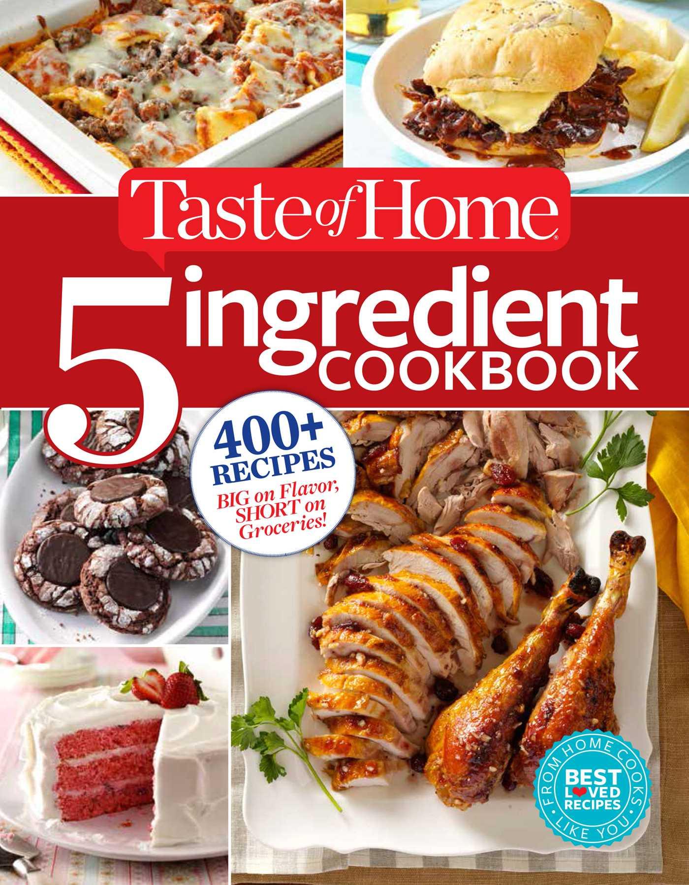 Vorderes Coverbild Taste of Home 5 Ingredient Cookbook