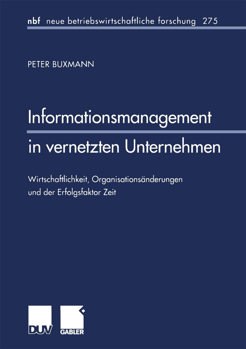 Vorderes Coverbild Informationsmanagement in vernetzten Unternehmen