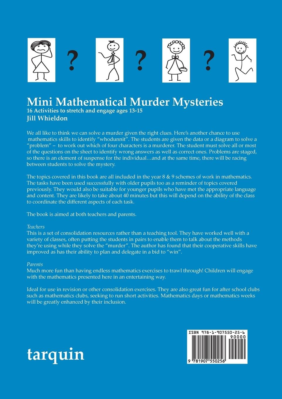 Rückseitencover More Mini Mathematical Murder Mysteries