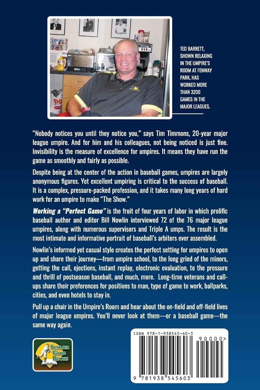 Rückseitencover Working a "Perfect Game"