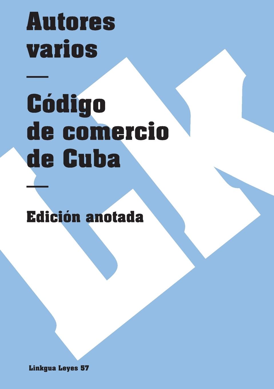 Vorderes Coverbild Código de comercio de Cuba