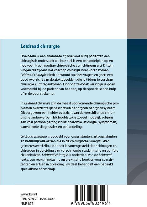 Rückseitencover Leidraad chirurgie