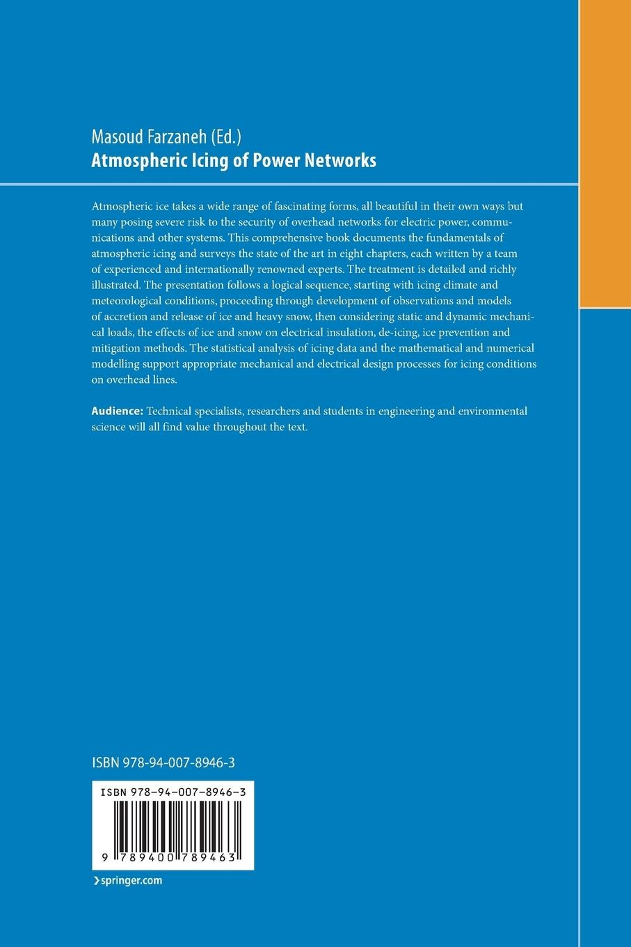 Rückseitencover Atmospheric Icing of Power Networks
