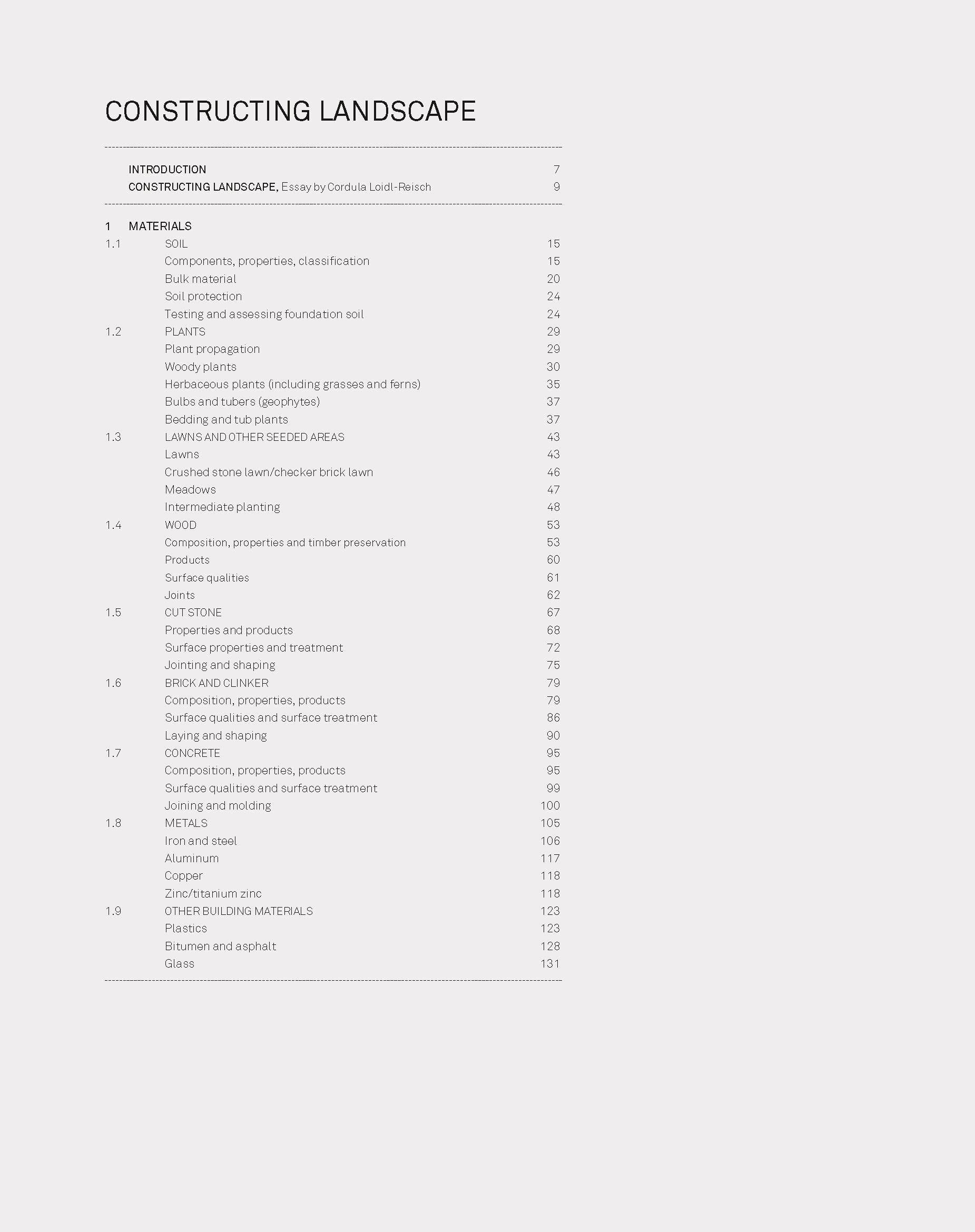 Beispielinhalt (Bild) Constructing Landscape