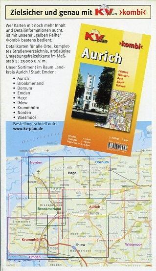 Beispielinhalt (Bild) Aurich Landkreis, KVplan, Radkarte/Freizeitkarte, 1:60.000