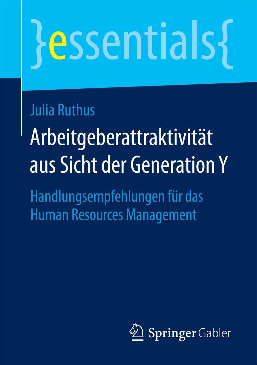 Vorderes Coverbild Arbeitgeberattraktivität aus Sicht der Generation Y