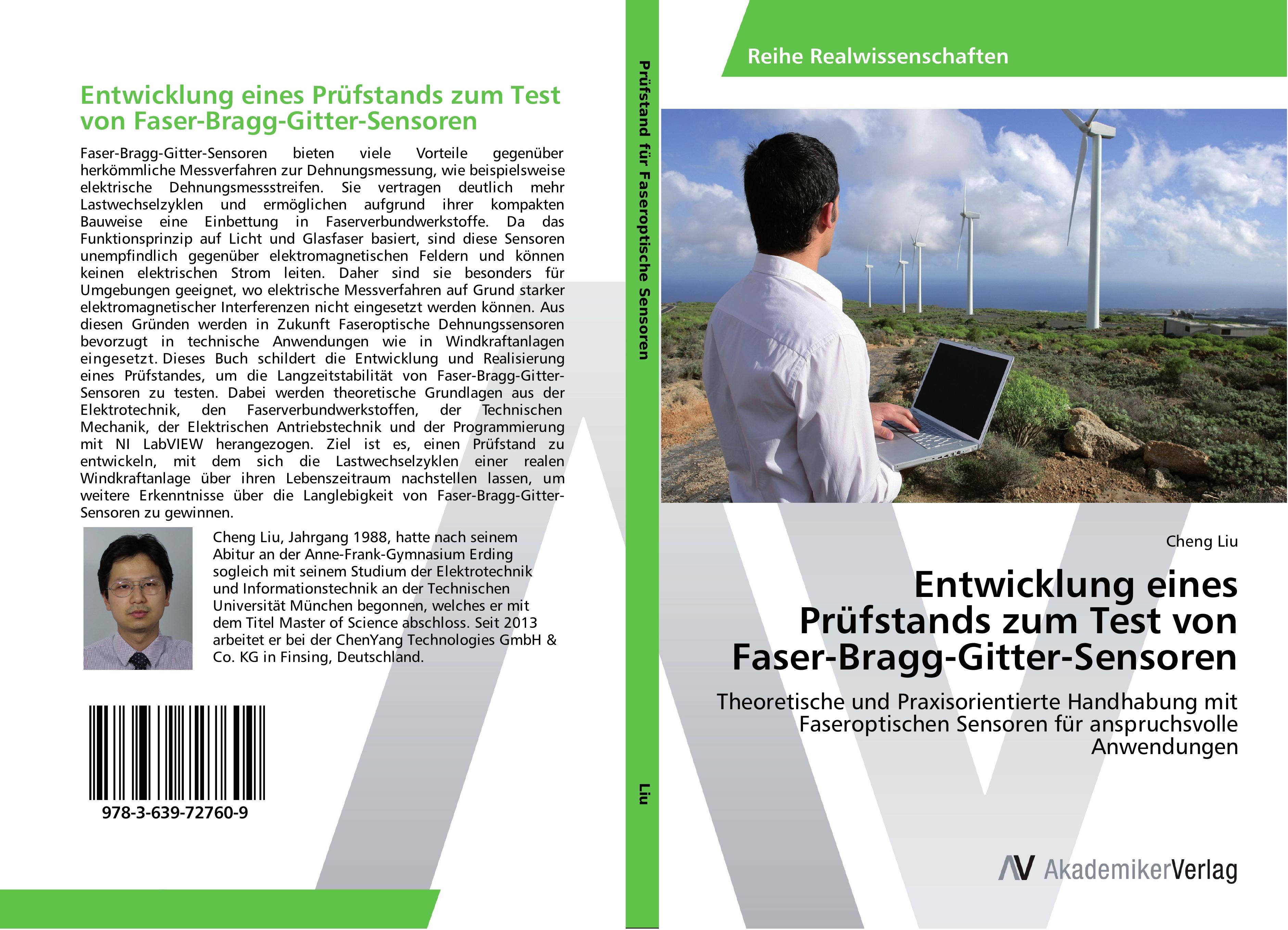 Vorderes Coverbild Entwicklung eines Prüfstands zum Test von Faser-Bragg-Gitter-Sensoren