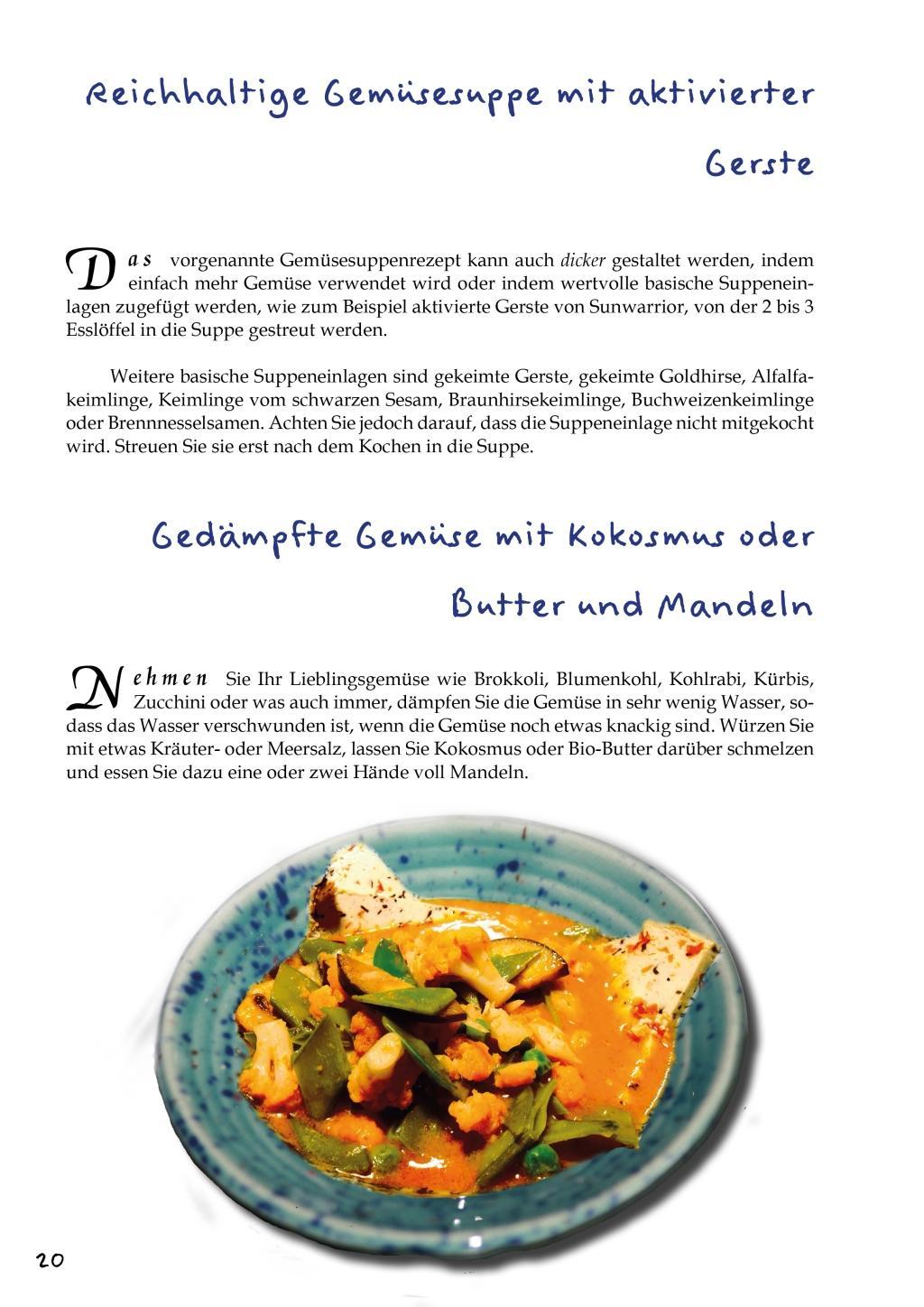Beispielinhalt (Bild) Gesund mit basischer Ernährung