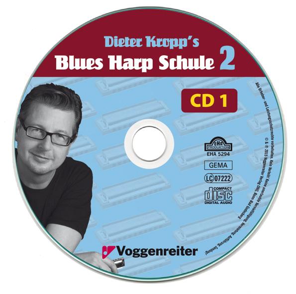 Beispielinhalt (Bild) Kropp's Blues Harp Schule Bd. 2 (2CD) FSC Mix, SGSCH-COC-050055