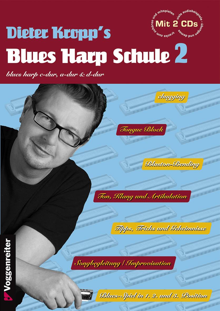 Vorderes Coverbild Kropp's Blues Harp Schule Bd. 2 (2CD) FSC Mix, SGSCH-COC-050055