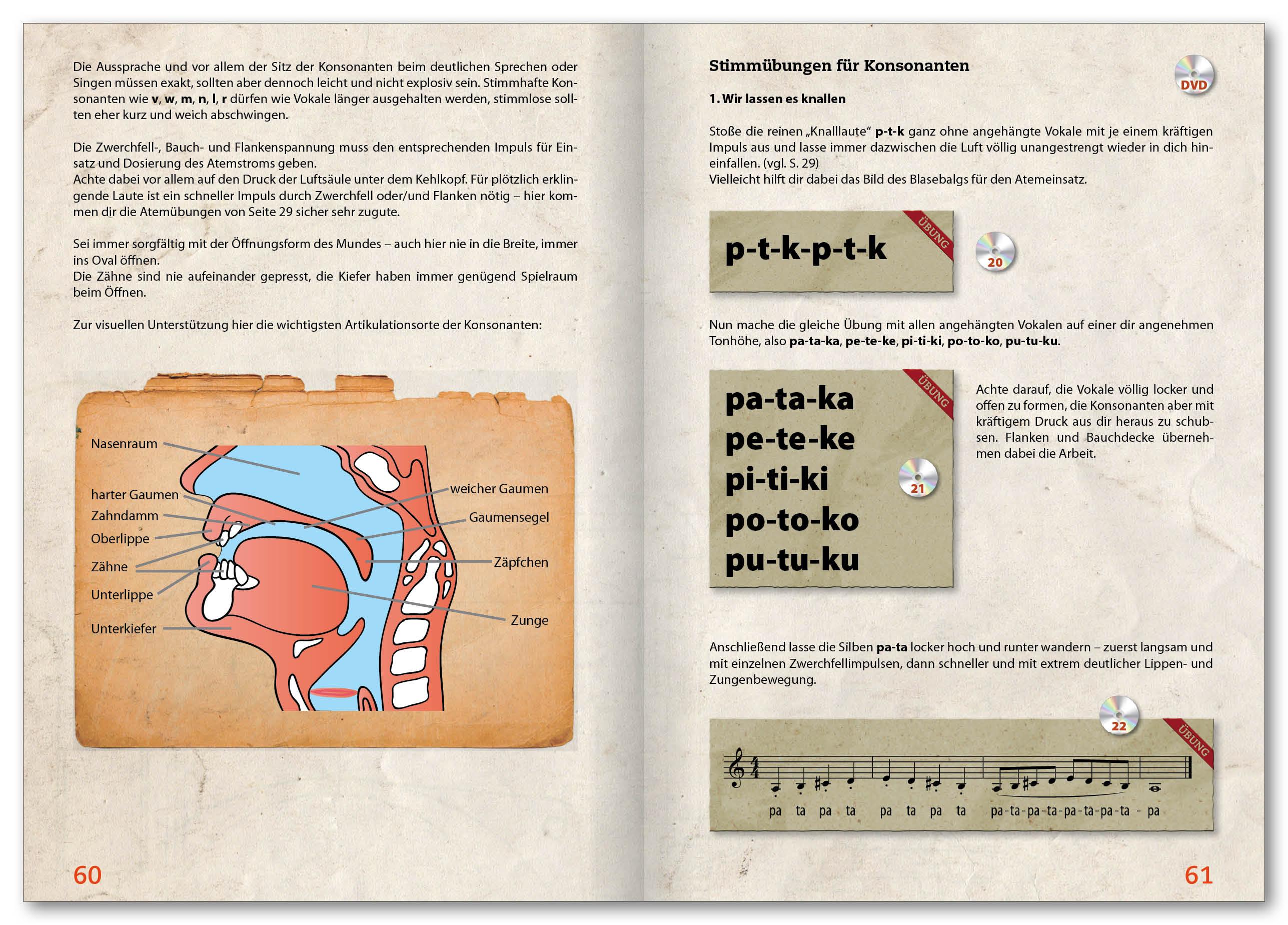 Beispielinhalt (Bild) Das große Buch der Stimme