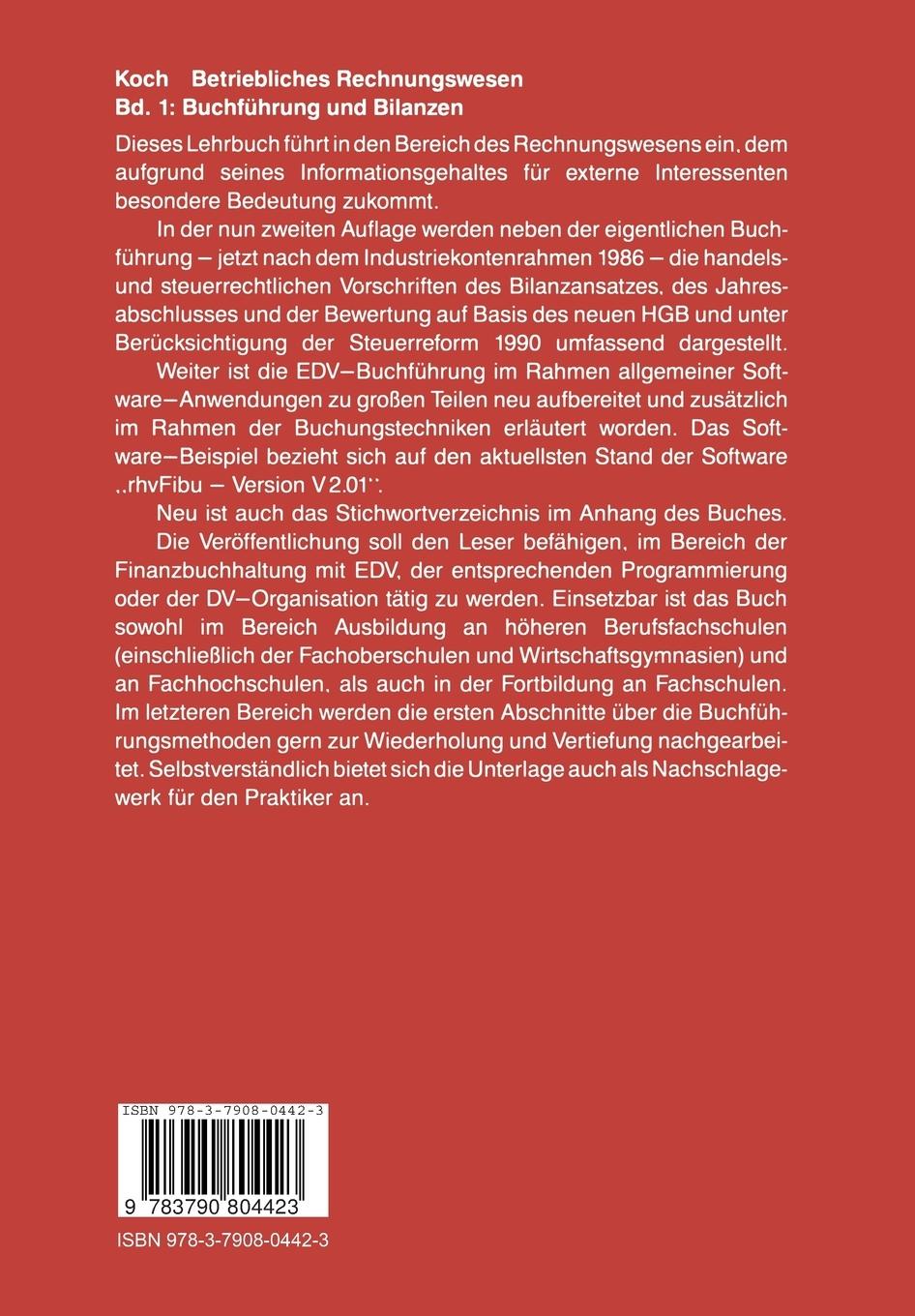 Rückseitencover Betriebliches Rechnungswesen