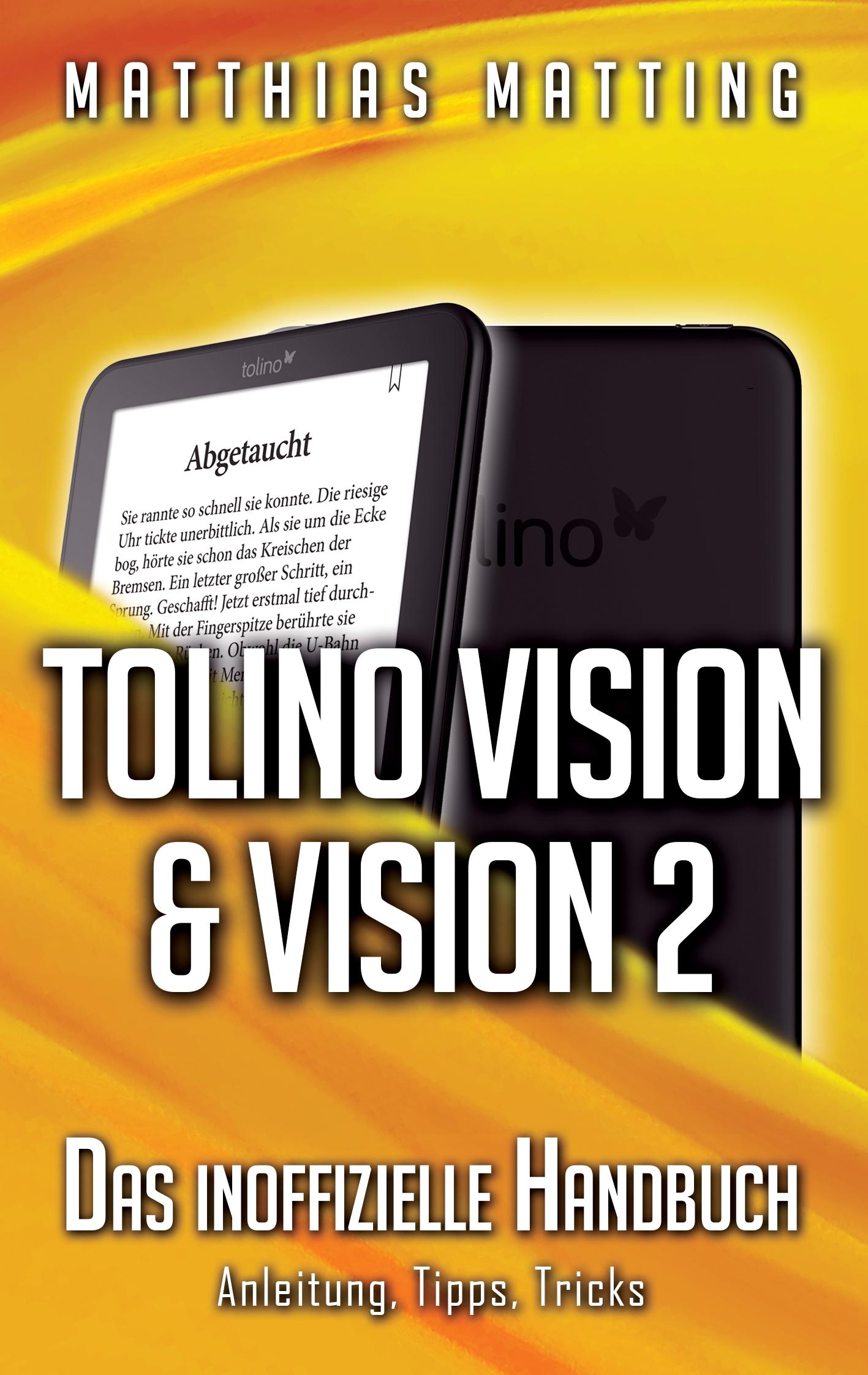Vorderes Coverbild tolino vision und vision 2 - das inoffizielle Handbuch