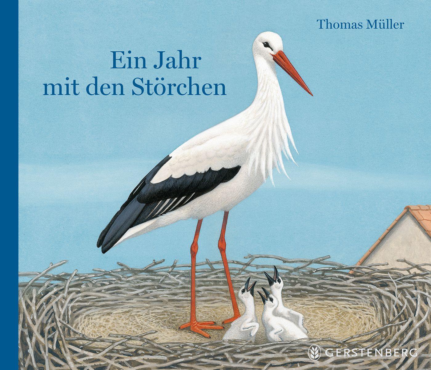 Vorderes Coverbild Ein Jahr mit den Störchen