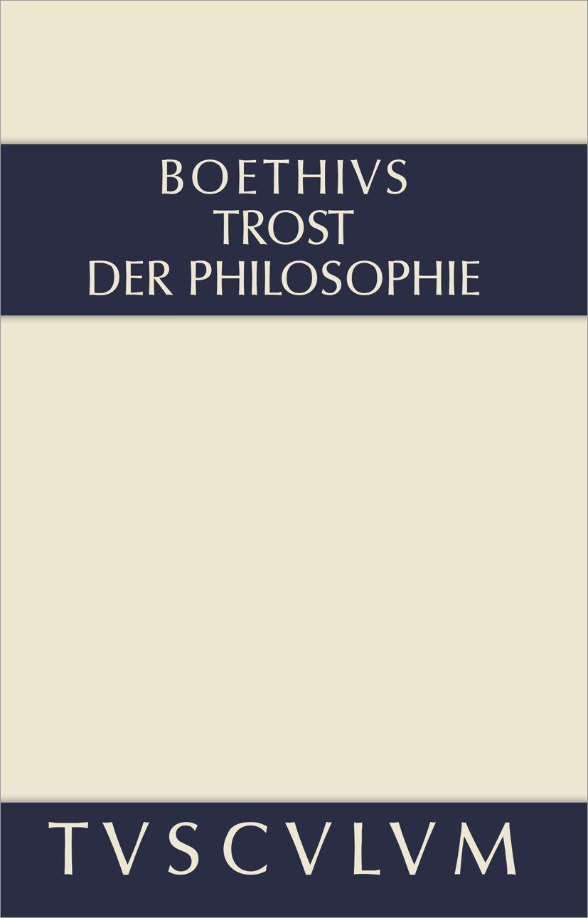 Vorderes Coverbild Trost der Philosophie / Consolatio philosophiae