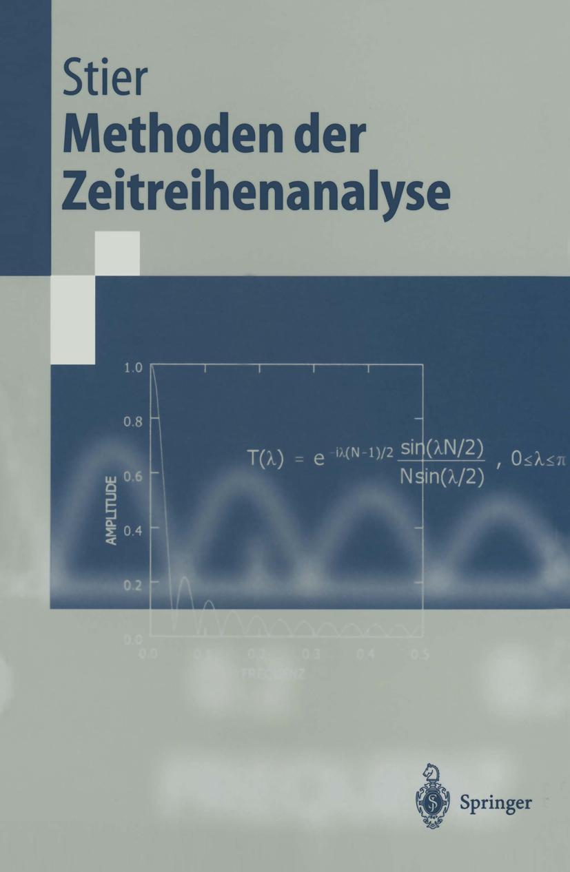 Vorderes Coverbild Methoden der Zeitreihenanalyse