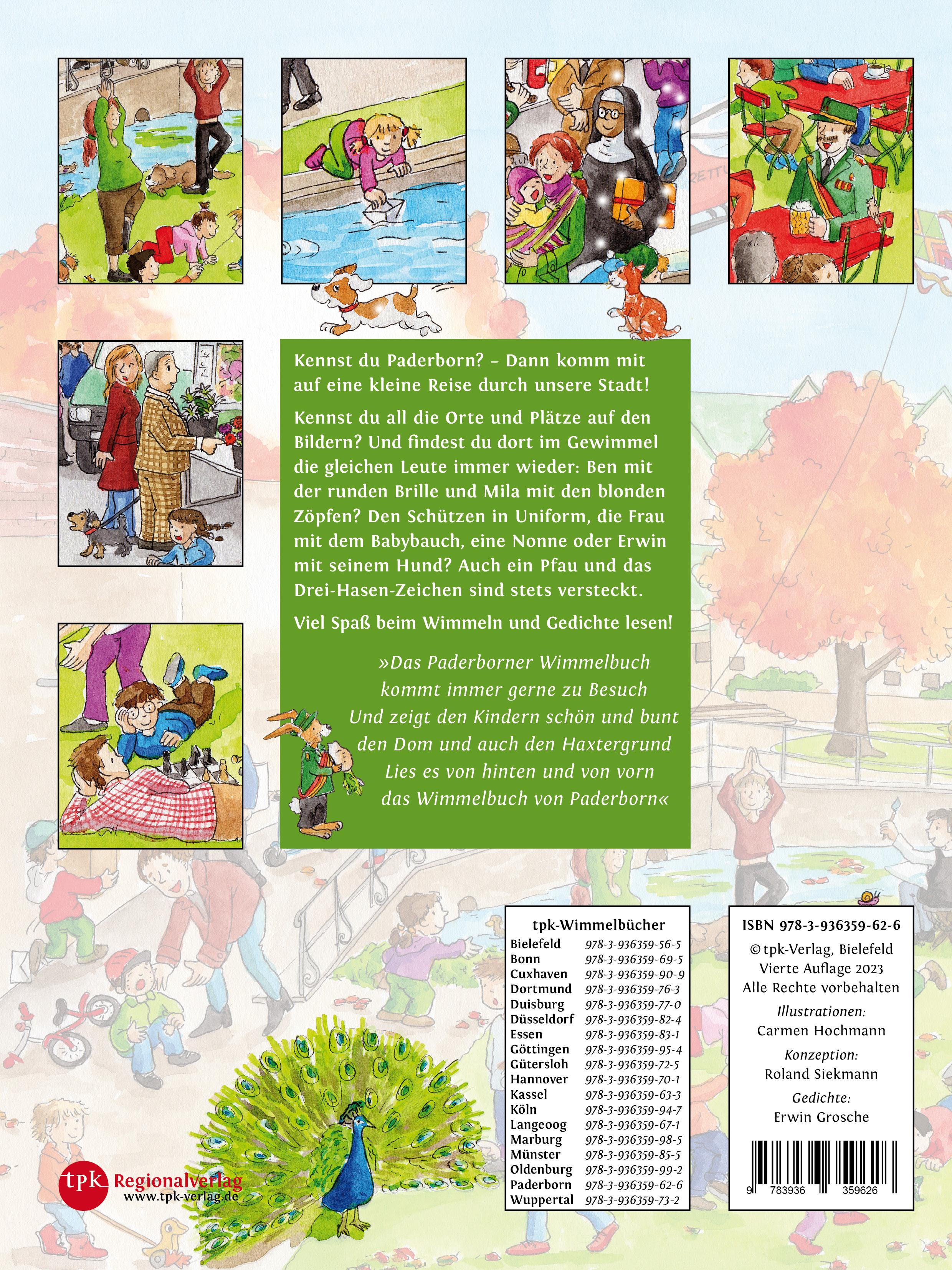 Rückseitencover Das große PADERBORN-Wimmelbuch