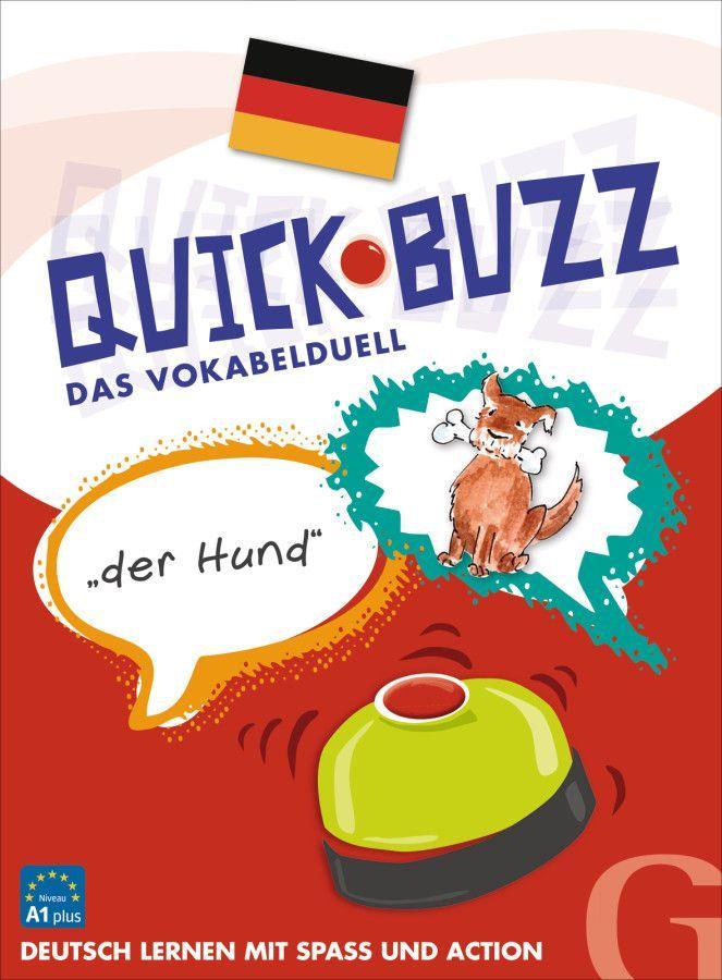 Vorderes Coverbild QUICK BUZZ - Das Vokabelduell - Deutsch