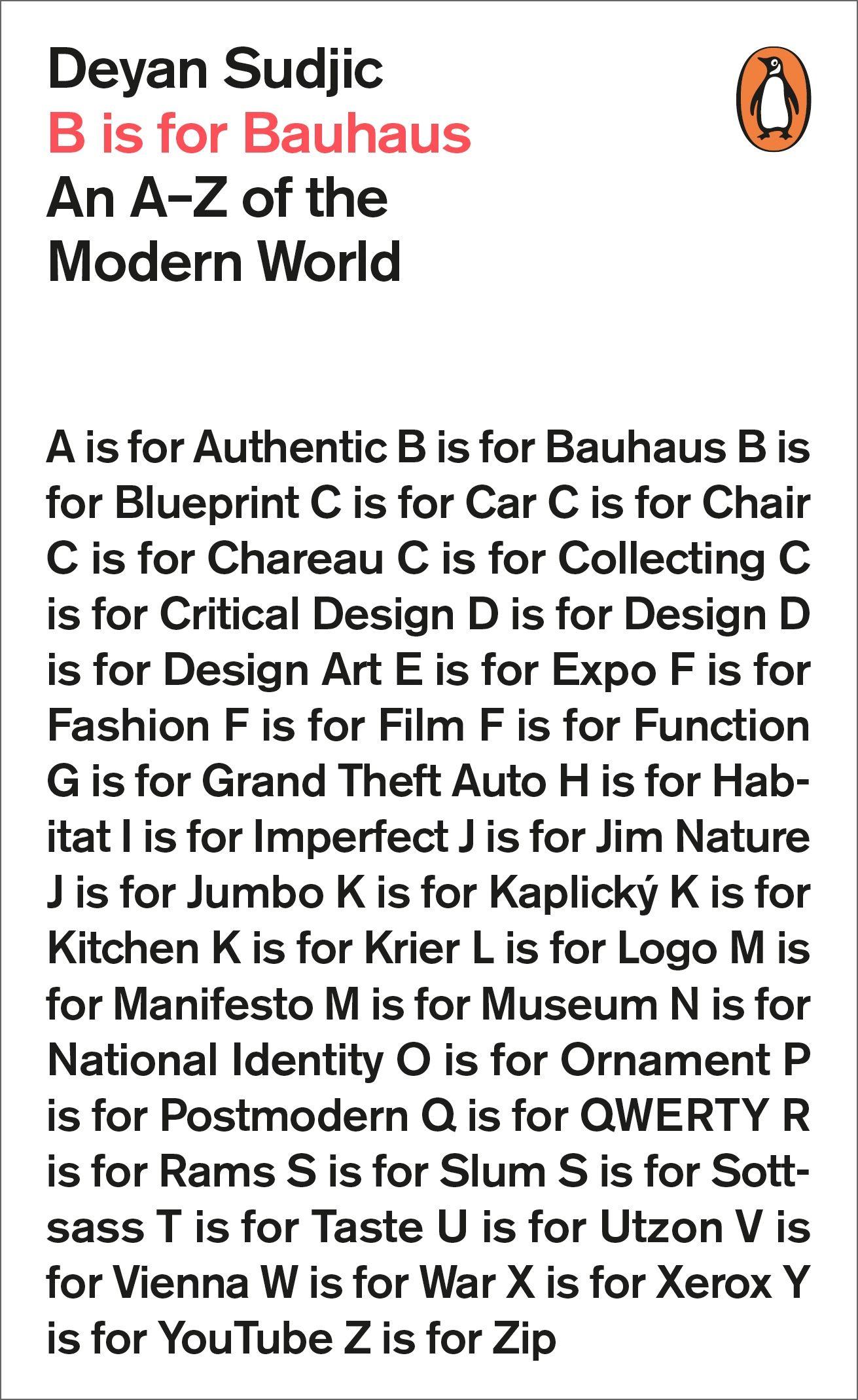 Vorderes Coverbild B is for Bauhaus