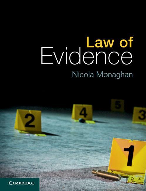 Vorderes Coverbild Law of Evidence