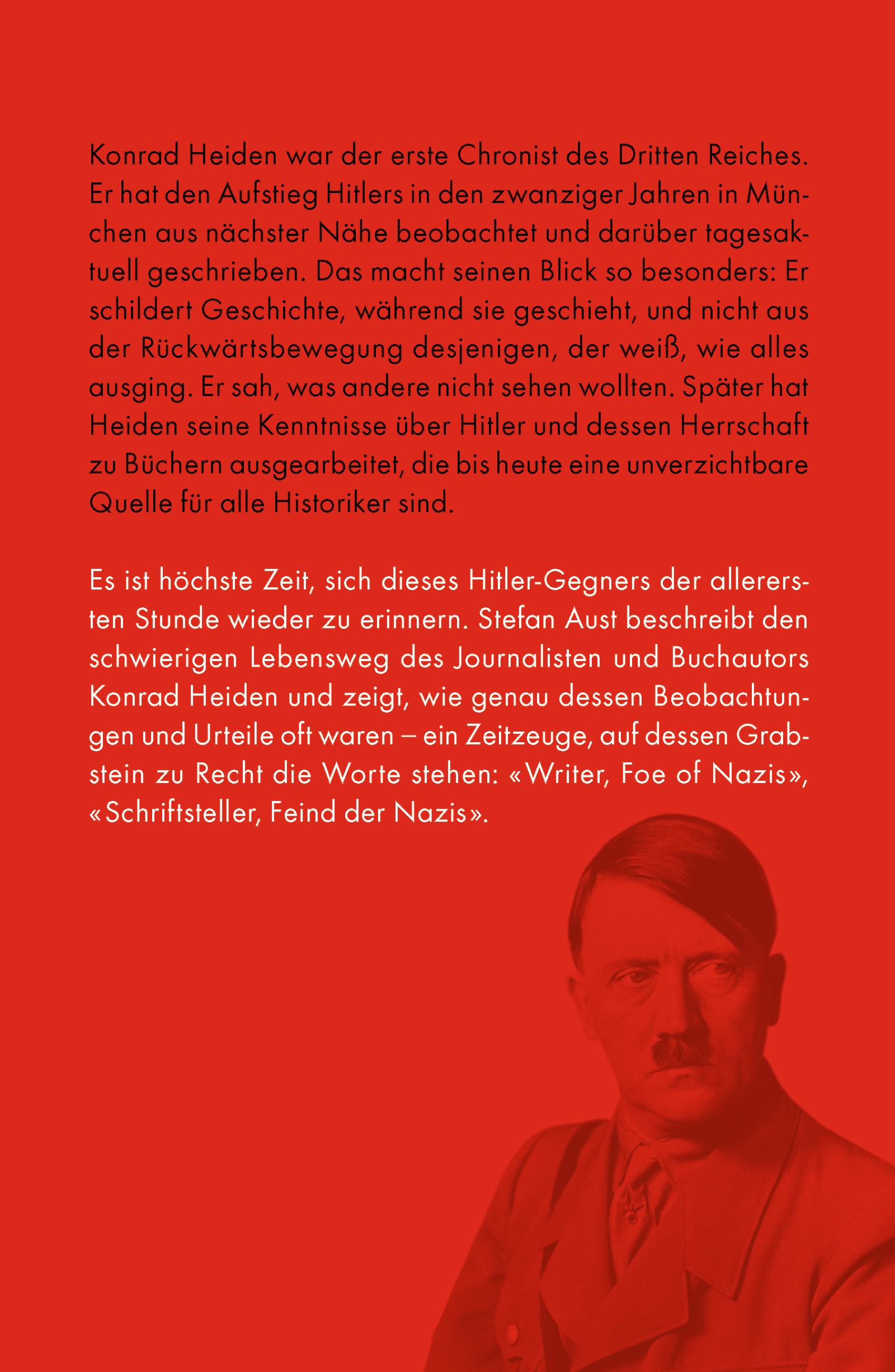 Rückseitencover Hitlers erster Feind