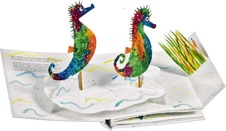 Beispielinhalt (Bild) Herr Seepferdchen - Pop-Up Buch