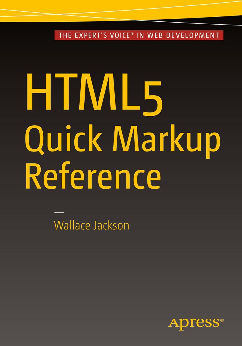 Vorderes Coverbild HTML5 Quick Markup Reference