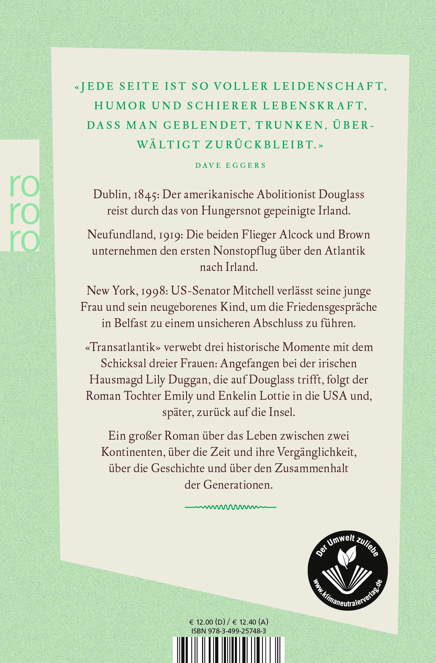 Rückseitencover Transatlantik