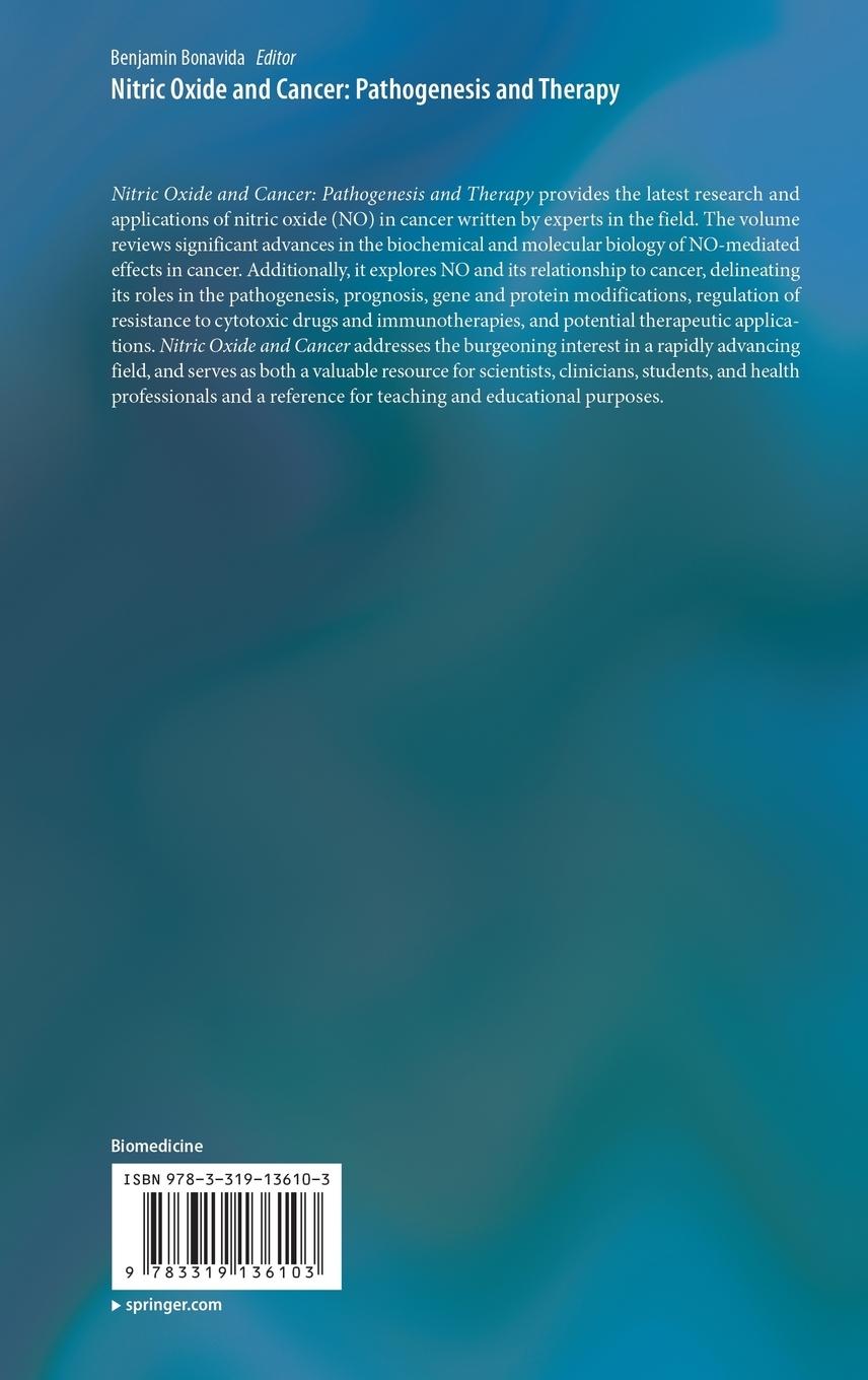 Rückseitencover Nitric Oxide and Cancer: Pathogenesis and Therapy