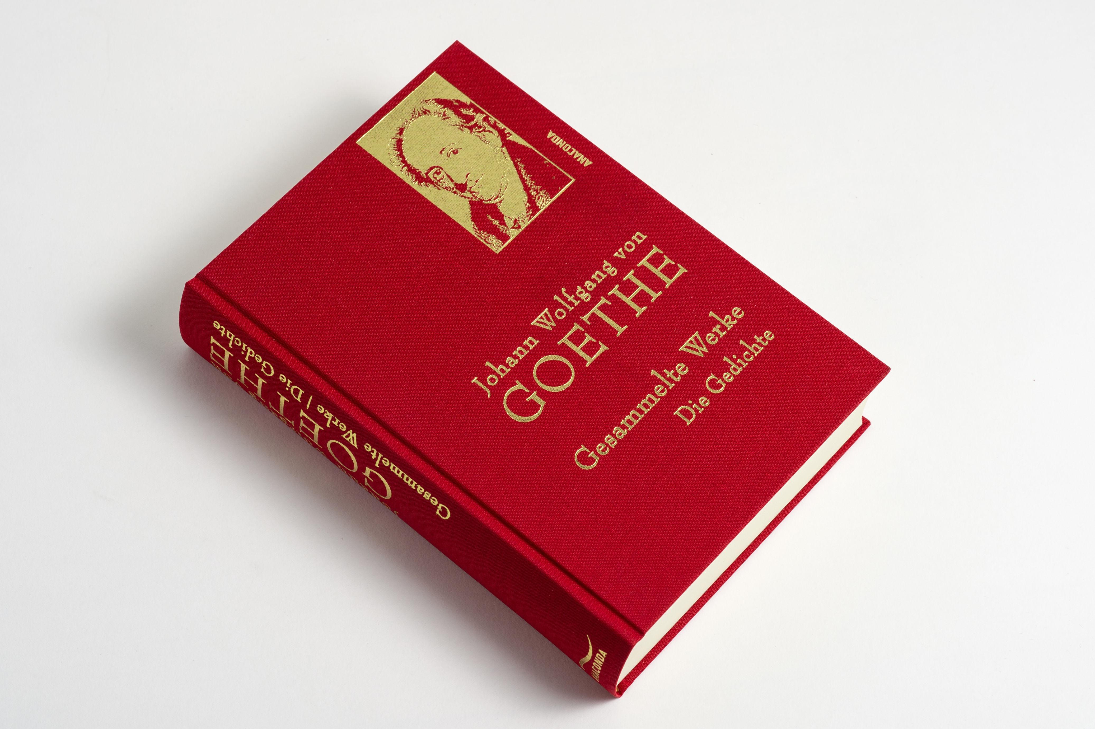 Beispielinhalt (Bild) Johann Wolfgang von Goethe - Gesammelte Werke. Die Gedichte