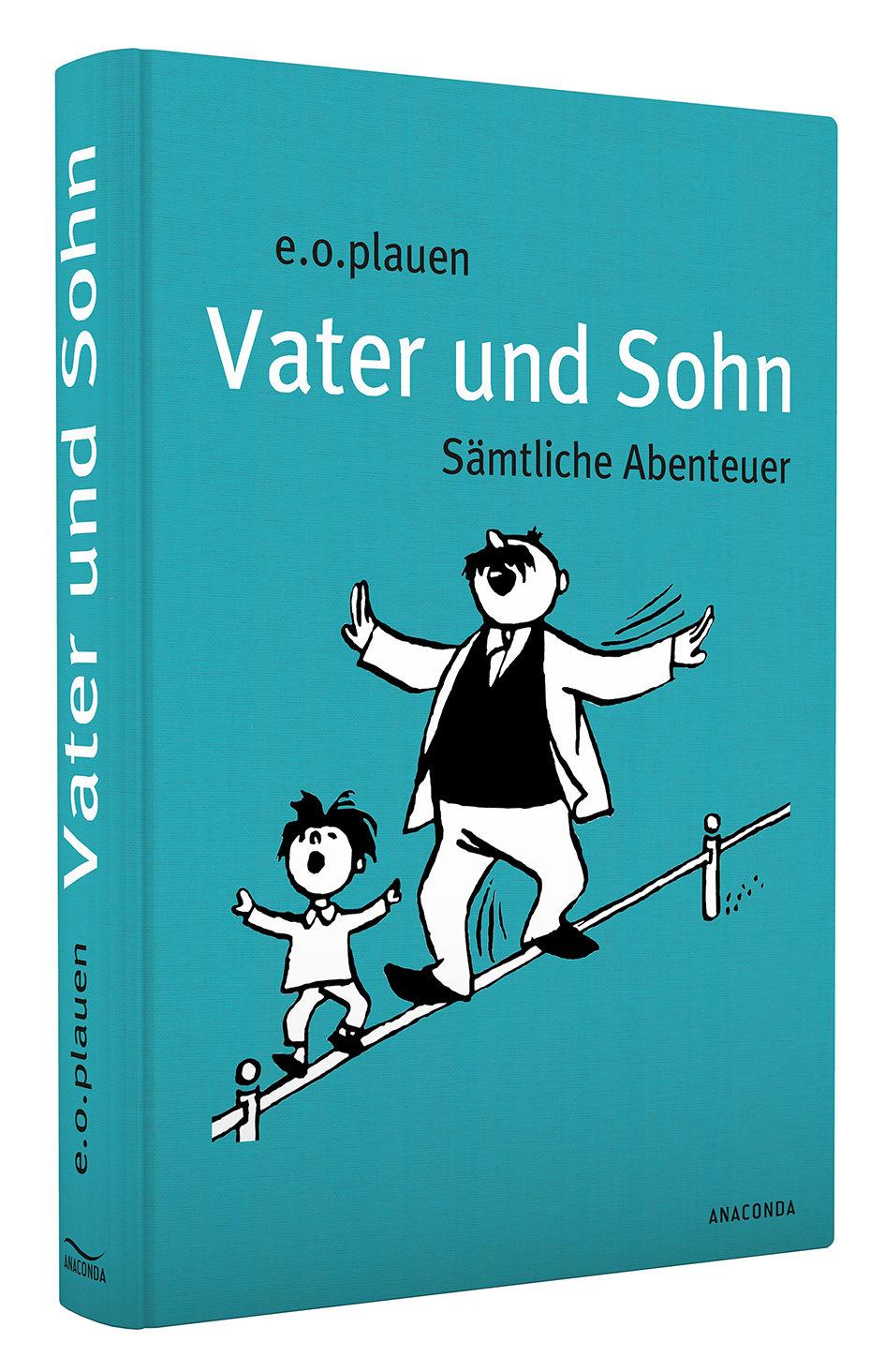 Beispielinhalt (Bild) Vater und Sohn (Iris®-LEINEN mit Schmuckprägung)