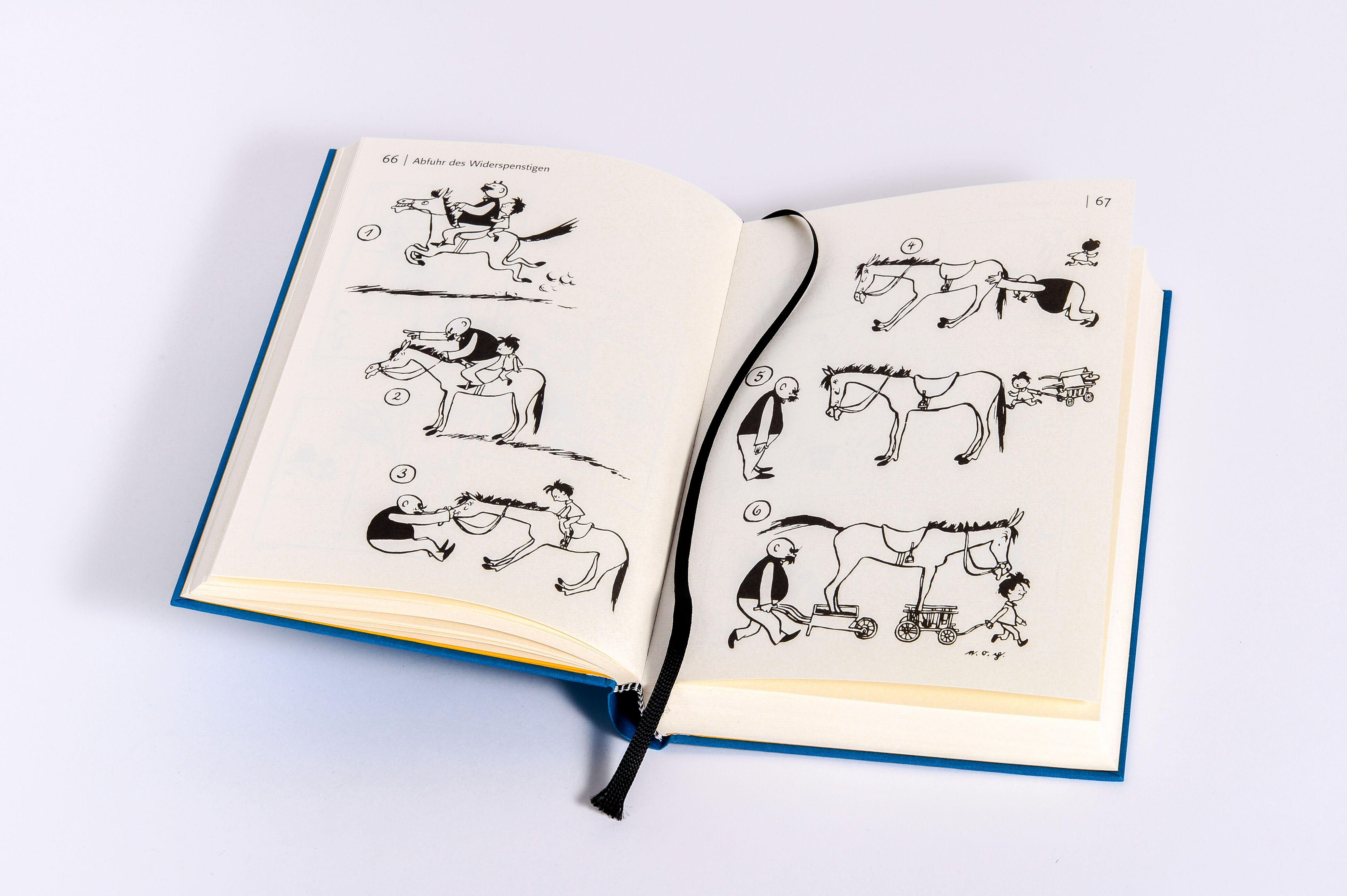 Beispielinhalt (Bild) Vater und Sohn (Iris®-LEINEN mit Schmuckprägung)