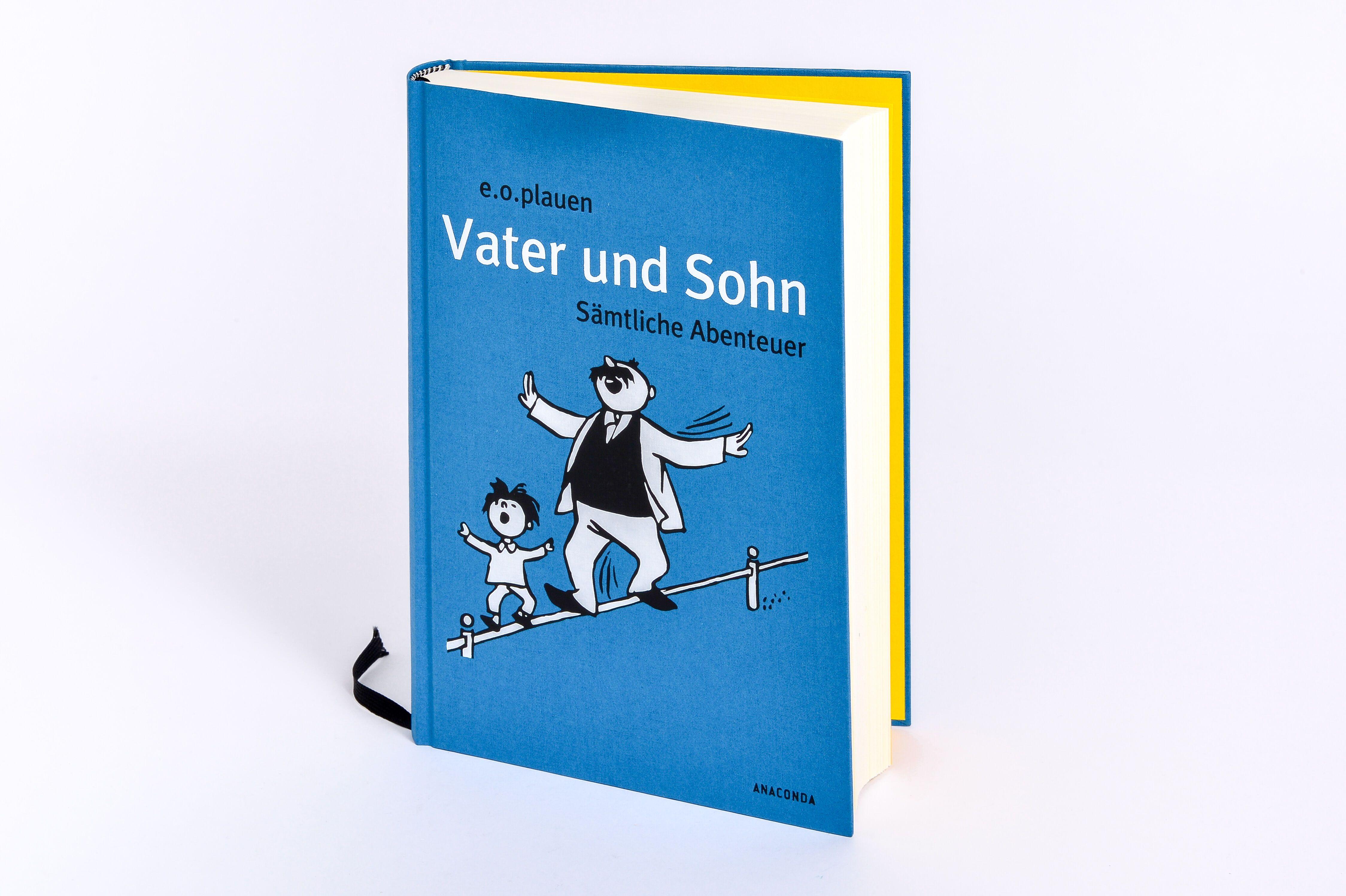 Beispielinhalt (Bild) Vater und Sohn (Iris®-LEINEN mit Schmuckprägung)