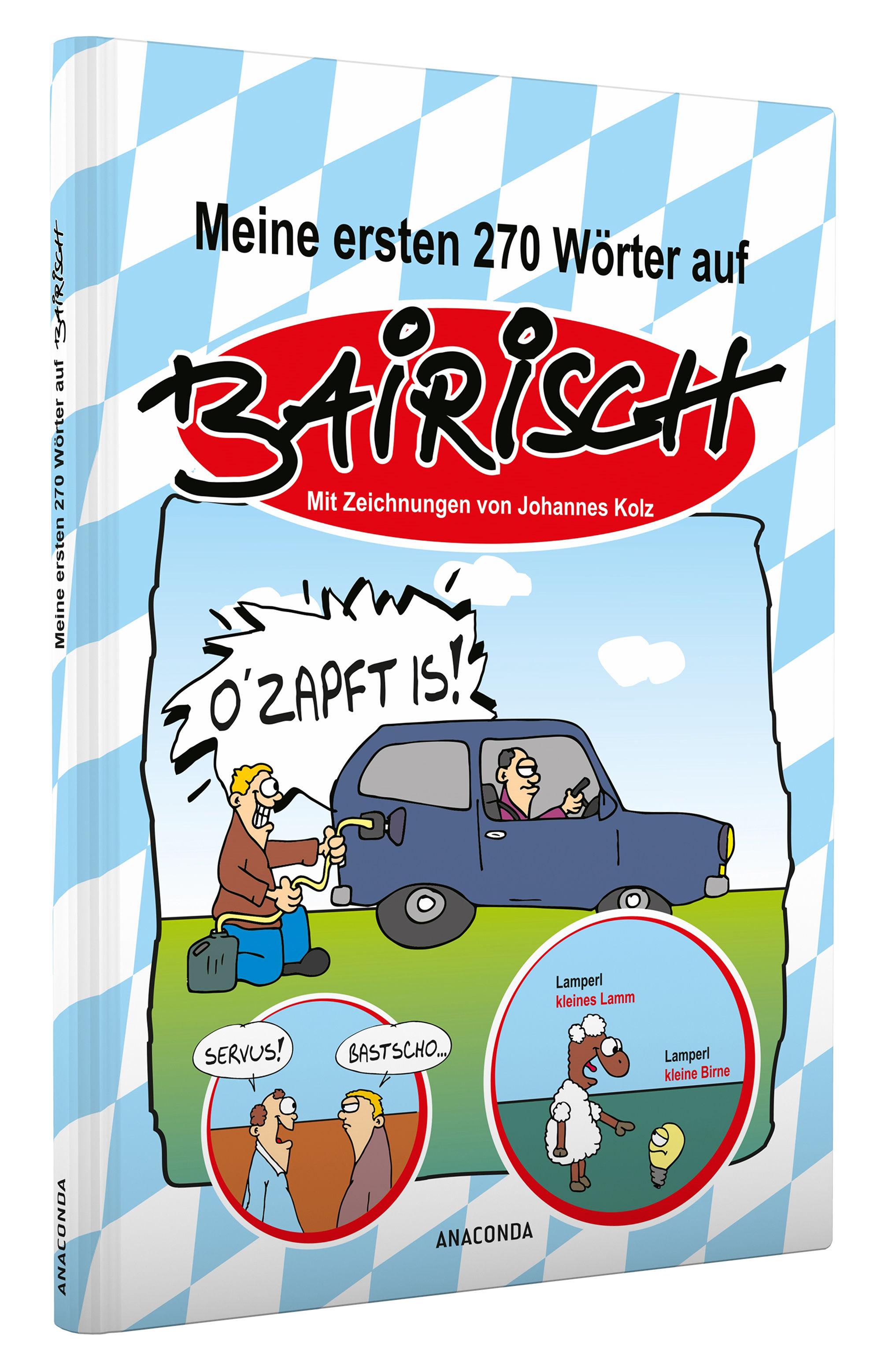 Beispielinhalt (Bild) Meine ersten 270 Wörter auf Bairisch