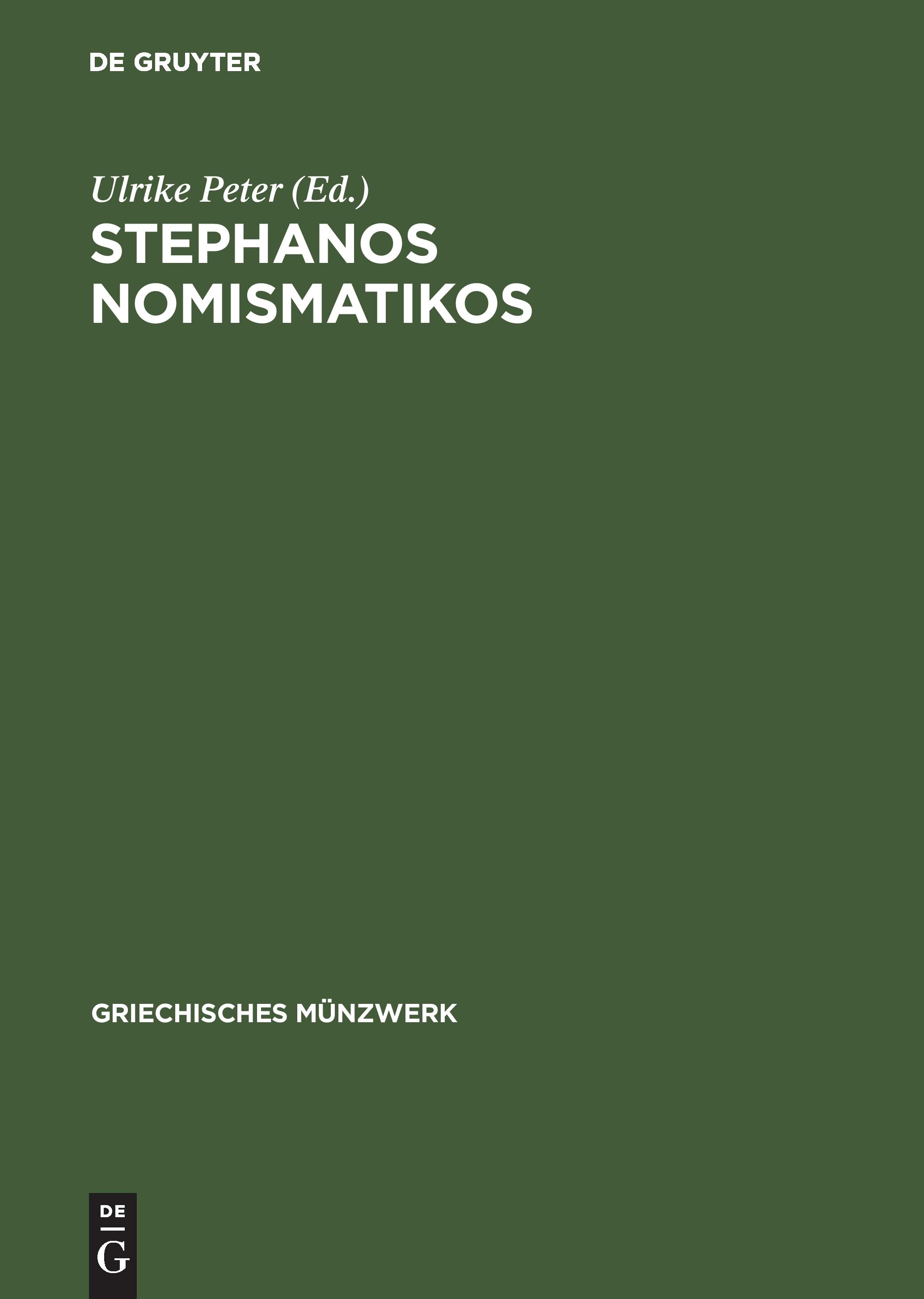 Vorderes Coverbild Stephanos nomismatikos