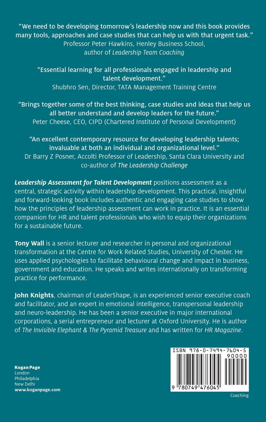 Rückseitencover Leadership Assessment for Talent Development