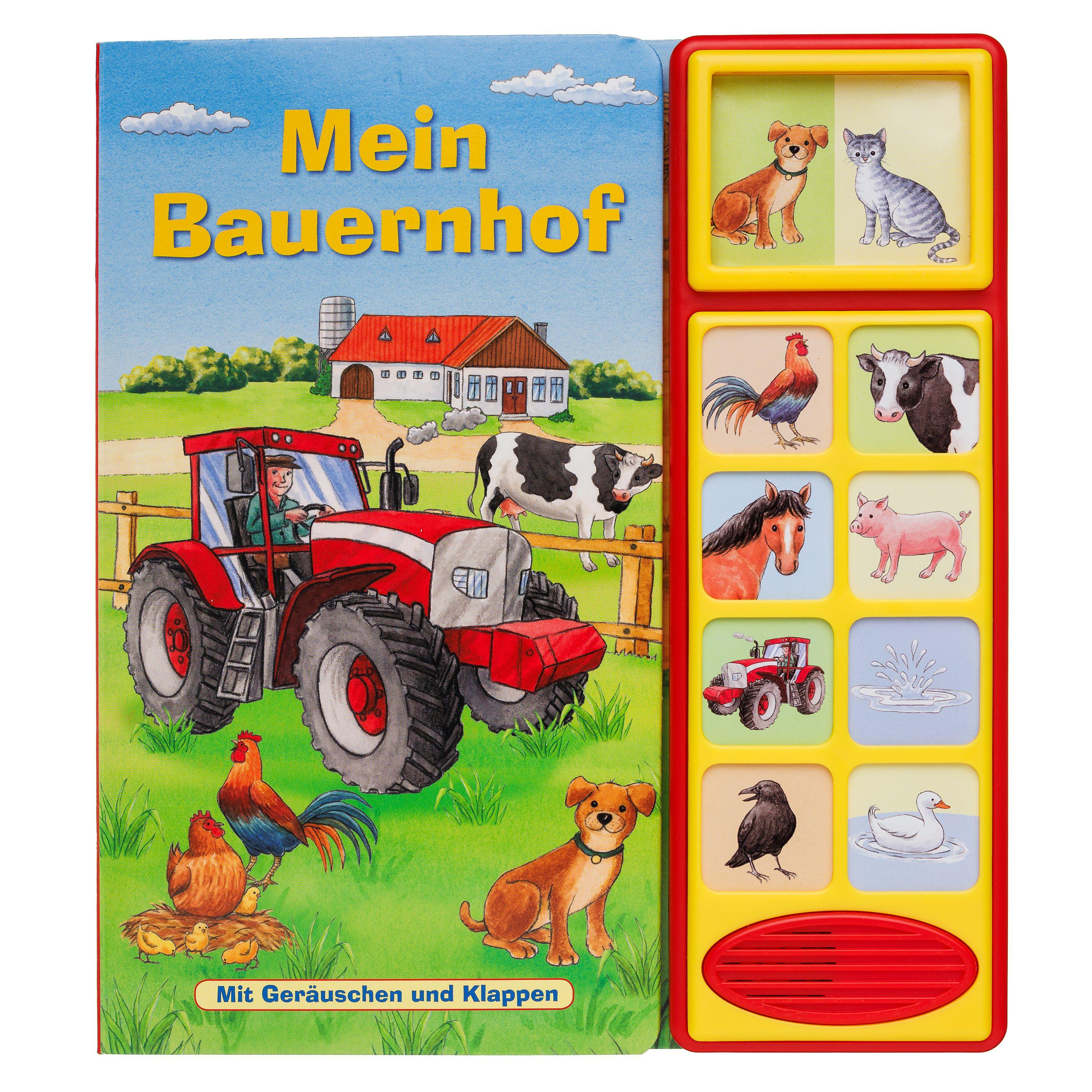 Vorderes Coverbild Mein Bauernhof. Klappen-Geräusche Buch
