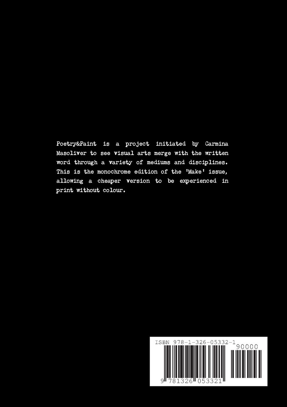 Rückseitencover Poetry&Paint