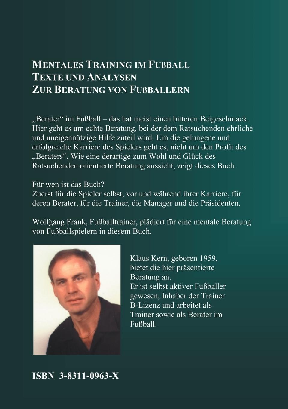 Rückseitencover Mentales Training