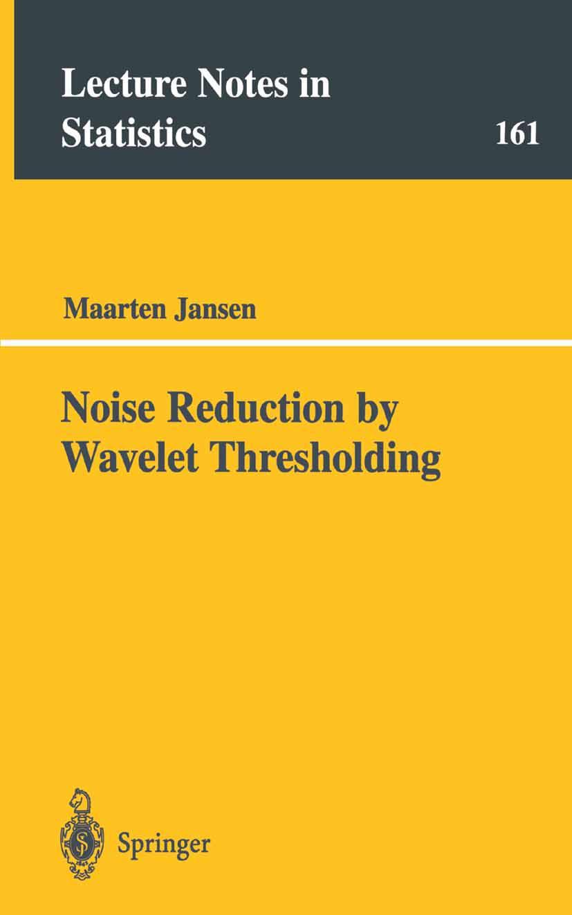 Vorderes Coverbild Noise Reduction by Wavelet Thresholding