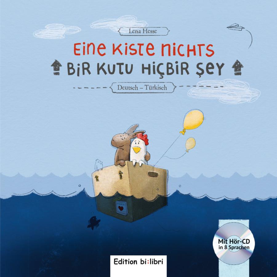 Vorderes Coverbild Eine Kiste Nichts. Kinderbuch Deutsch-Türkisch