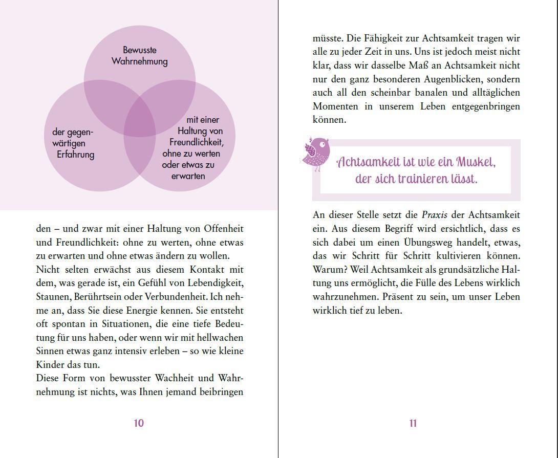 Beispielinhalt (Bild) Achtsam leben