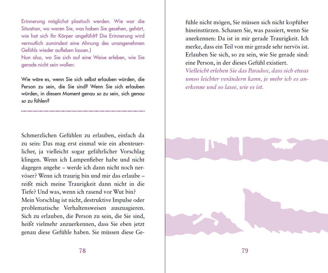 Beispielinhalt (Bild) Achtsam leben