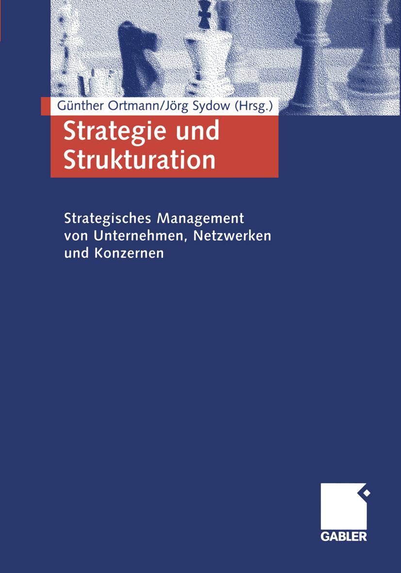Vorderes Coverbild Strategie und Strukturation